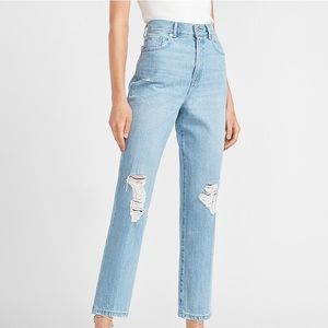 Express Women’s Super High Waisted Original Ripped